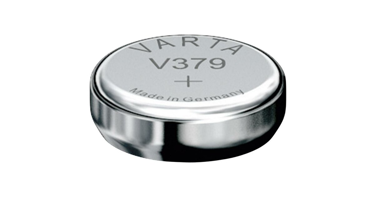 2 Piles Bouton Varta V379 1,55V - Pour Montres, Appareils - Neuf, 50 G6